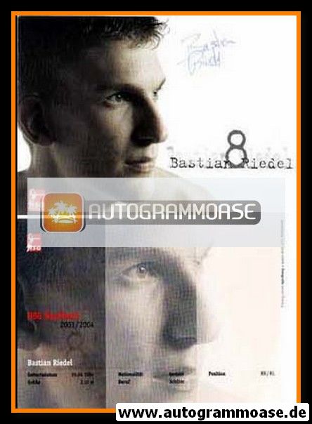Autogramm Handball | HSG Nordhorn-Lingen | 2003 | Bastian RIEDEL