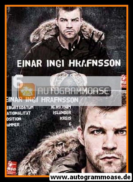 Autogramm Handball | HSG Nordhorn-Lingen | 2010 | Einar Ingi HRNAFSSON