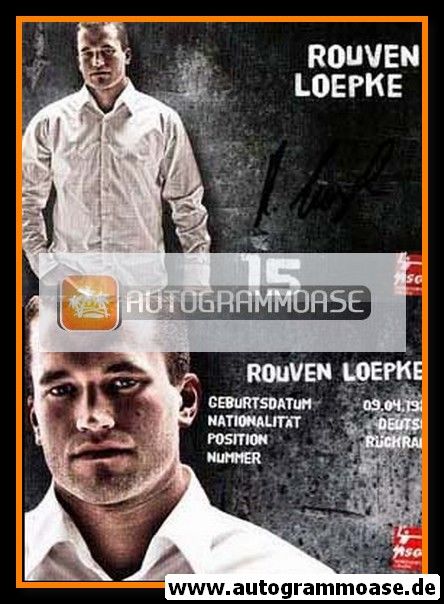 Autogramm Handball | HSG Nordhorn-Lingen | 2010 | Rouven LOEPKE