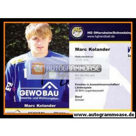 Autogramm Handball | HG Oftersheim/Schwetzingen | 2005 | Marc KOLANDER