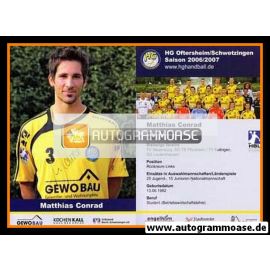 Autogramm Handball | HG Oftersheim/Schwetzingen | 2006 | Matthias CONRAD