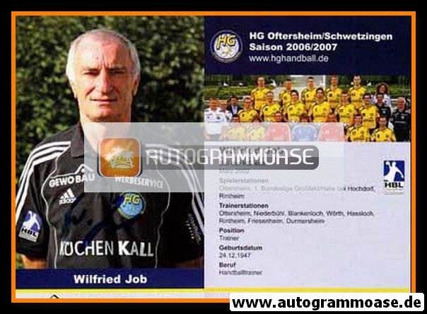 Autogramm Handball | HG Oftersheim/Schwetzingen | 2006 | Wilfried JOB