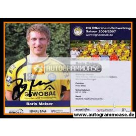 Autogramm Handball | HG Oftersheim/Schwetzingen | 2006 | Boris MEISER