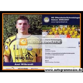 Autogramm Handball | HG Oftersheim/Schwetzingen | 2006 | Axel WILBRANDT