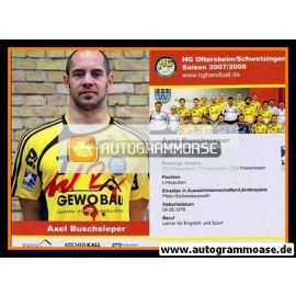 Autogramm Handball | HG Oftersheim/Schwetzingen | 2007 | Axel BUSCHSIEPER