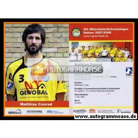 Autogramm Handball | HG Oftersheim/Schwetzingen | 2007 | Matthias CONRAD