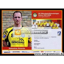 Autogramm Handball | HG Oftersheim/Schwetzingen | 2007 | Sebastian KNIERIM
