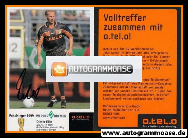 Autogramm Fussball | SV Werder Bremen | 1999 o.tel.o | Dieter EILTS