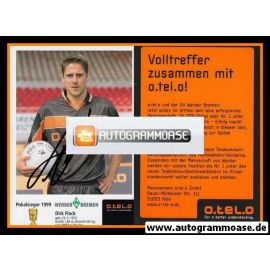 Autogramm Fussball | SV Werder Bremen | 1999 o.tel.o | Dirk FLOCK