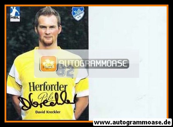 Autogramm Handball | TuS Spenge | 2006 | David KRECKLER