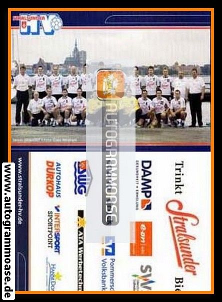 Mannschaftskarte Handball | Stralsunder HV | 2006 