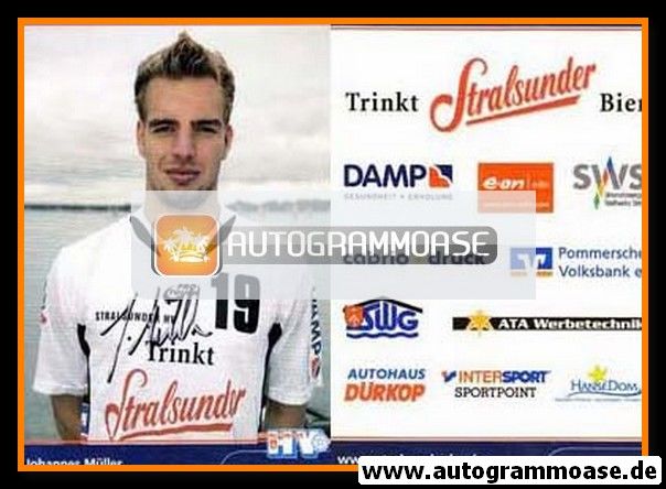 Autogramm Handball | Stralsunder HV | 2006 | Johannes MÜLLER