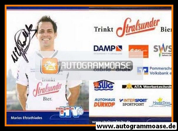Autogramm Handball | Stralsunder HV | 2007 | Marios EFSTATHIADES