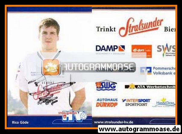 Autogramm Handball | Stralsunder HV | 2007 | Rico GÖDE