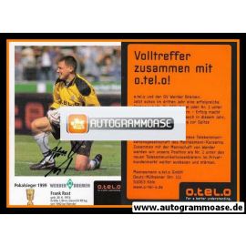 Autogramm Fussball | SV Werder Bremen | 1999 o.tel.o | Frank ROST