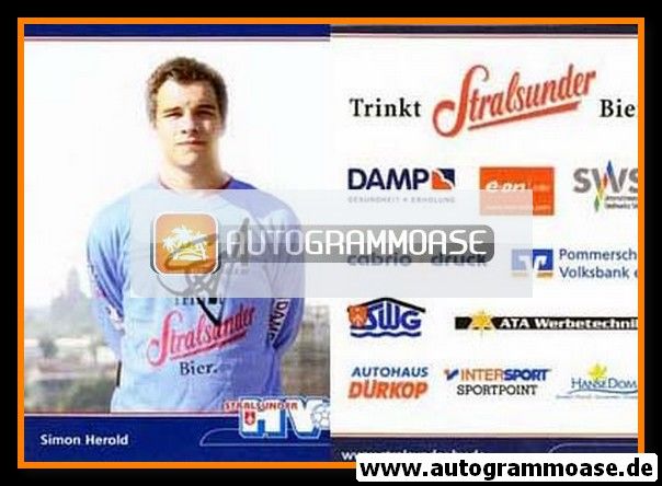 Autogramm Handball | Stralsunder HV | 2007 | Simon HEROLD