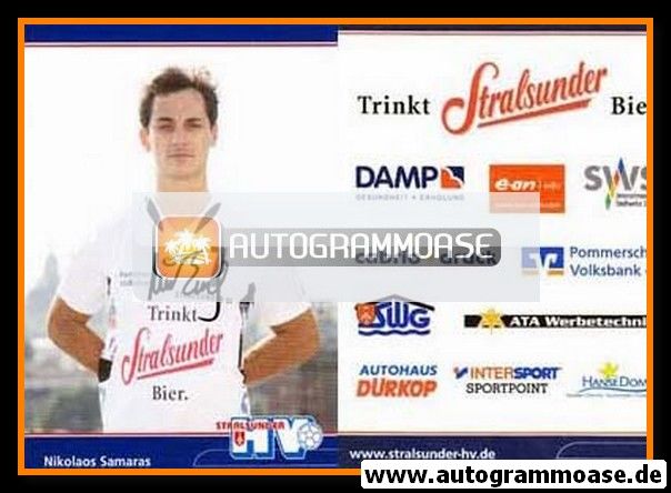 Autogramm Handball | Stralsunder HV | 2007 | Nikolaos SAMARAS