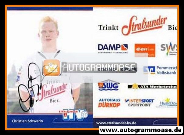 Autogramm Handball | Stralsunder HV | 2007 | Christian SCHWERIN