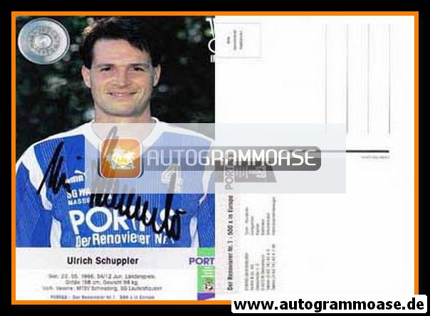 Autogramm Handball | SG Wallau/Massenheim | 1990er Portas blau | Ulrich SCHUPPLER