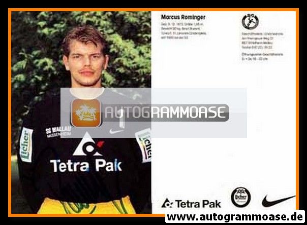 Autogramm Handball | SG Wallau/Massenheim | 1996 | Marcus ROMINGER