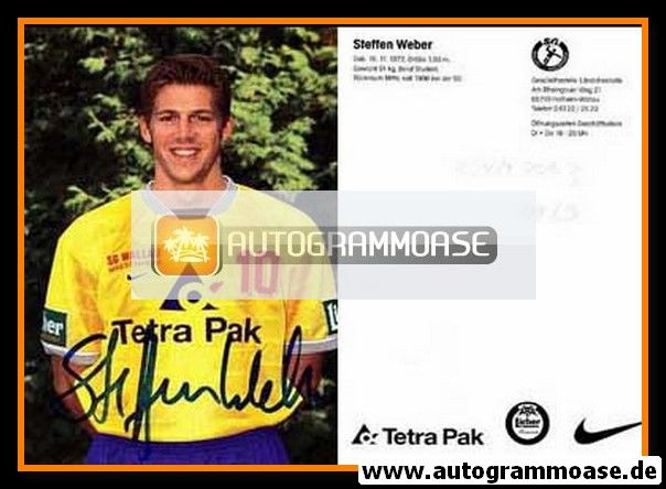 Autogramm Handball | SG Wallau/Massenheim | 1996 | Steffen WEBER
