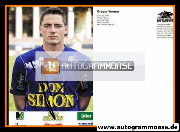 Autogramm Handball | SG Wallau/Massenheim | 2002 | Gregor WERUM