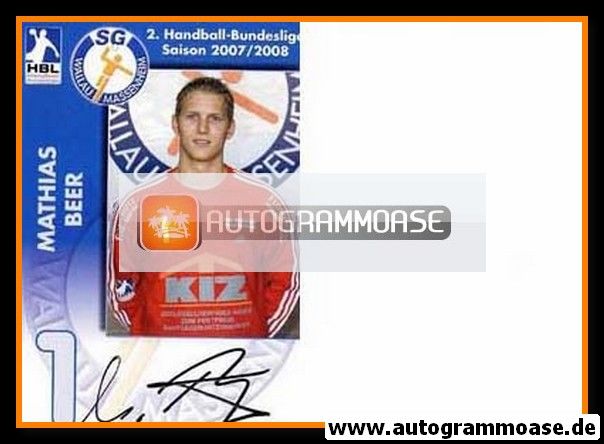 Autogramm Handball | SG Wallau/Massenheim | 2007 | Matthias BEER
