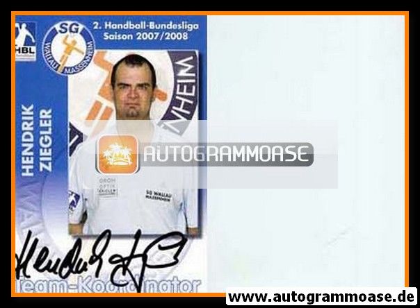 Autogramm Handball | SG Wallau/Massenheim | 2007 | Hendrik ZIEGLER