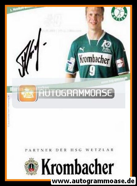 Autogramm Handball | HSG Wetzlar | 2007 | Marius KASMAUSKAS