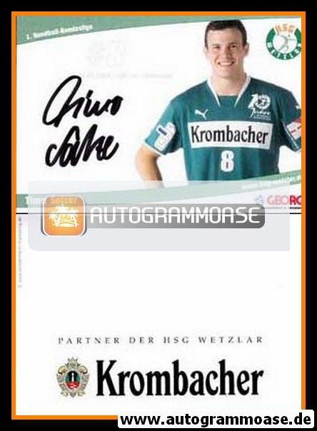 Autogramm Handball | HSG Wetzlar | 2007 | Timo SALZER