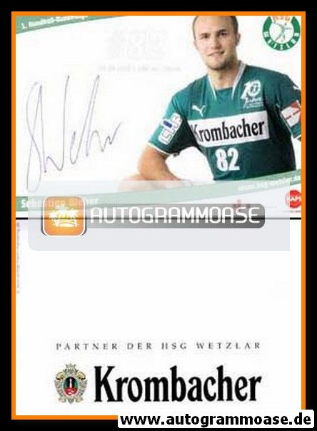 Autogramm Handball | HSG Wetzlar | 2007 | Sebastian WEBER
