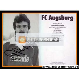 Autogramm Fussball | FC Augsburg | 1978 | Karl-Heinz STEMPFLE