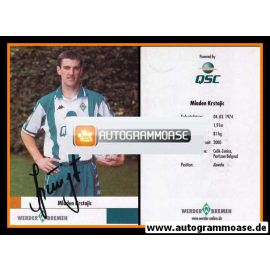 Autogramm Fussball | SV Werder Bremen | 2000 | Mladen KRSTAJIC