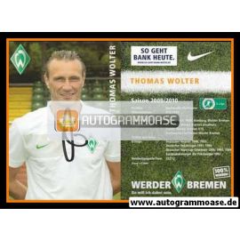 Autogramm Fussball | SV Werder Bremen | 2009 | Thomas WOLTER