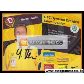 Autogramm Fussball | Dynamo Dresden | 2006 | Norbert MEIER