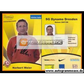 Autogramm Fussball | Dynamo Dresden | 2007 | Norbert MEIER