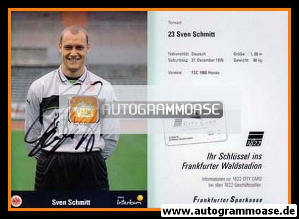 Autogramm Fussball | Eintracht Frankfurt | 1999 | Sven SCHMITT