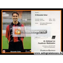 Autogramm Fussball | Eintracht Frankfurt | 1999 | Alexander SCHUR