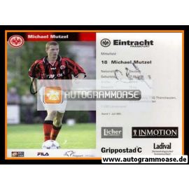 Autogramm Fussball | Eintracht Frankfurt | 2001 | Michael MUTZEL