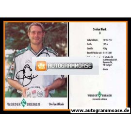Autogramm Fussball | SV Werder Bremen | 2001 | Stefan BLANK