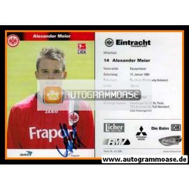 Autogramm Fussball | Eintracht Frankfurt | 2005 | Alexander MEIER