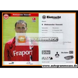 Autogramm Fussball | Eintracht Frankfurt | 2005 | Aleksandar VASOSKI