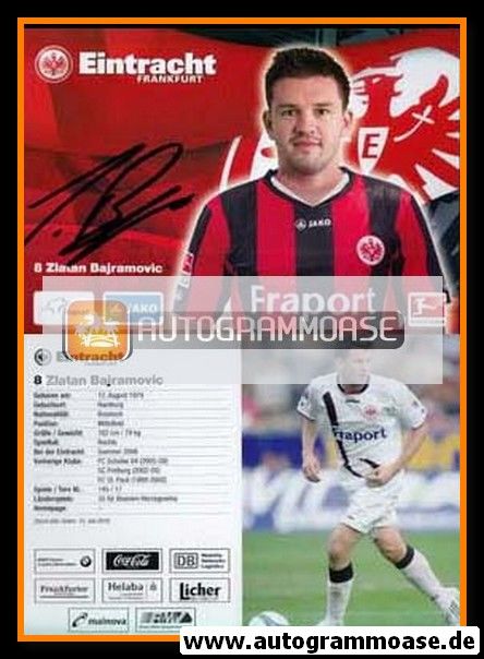 Autogramm Fussball | Eintracht Frankfurt | 2010 | Zlatan BAJRAMOVIC