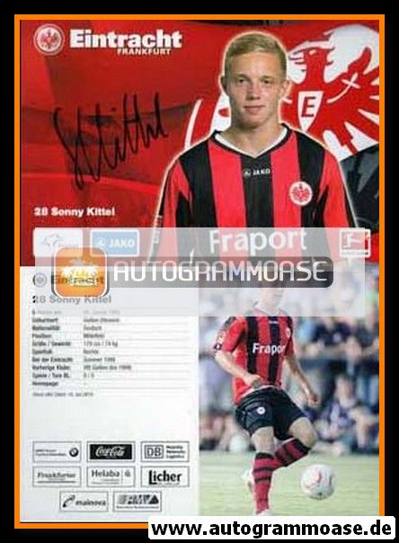 Autogramm Fussball | Eintracht Frankfurt | 2010 | Sonny KITTEL