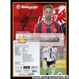 Autogramm Fussball | Eintracht Frankfurt | 2010 | Benjamin KÖHLER
