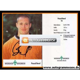 Autogramm Fussball | SV Werder Bremen | 2001 | Pascal BOREL