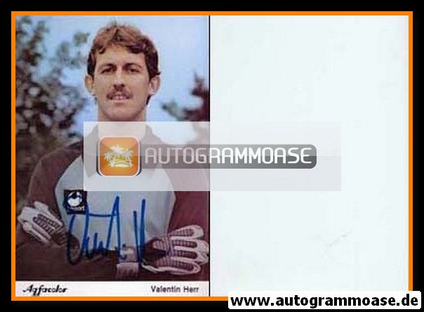Autogramm Fussball | Bayer Leverkusen | 1981 | Valentin HERR