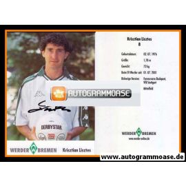 Autogramm Fussball | SV Werder Bremen | 2001 | Krisztian LISZTES