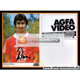 Autogramm Fussball | Bayer Leverkusen | 1982 | Herbert WAAS