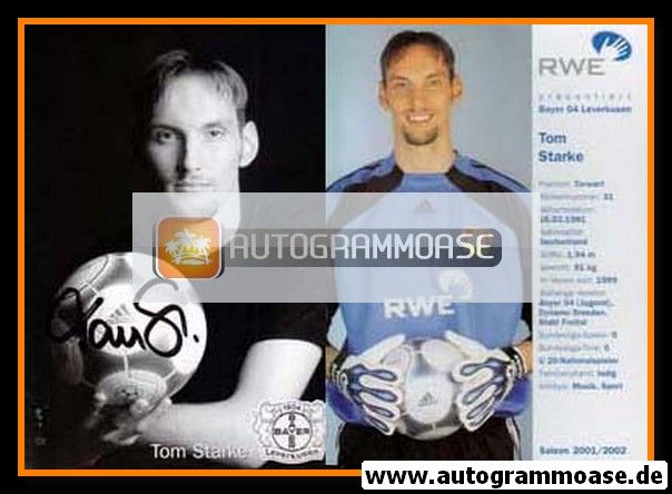 Autogramm Fussball | Bayer Leverkusen | 2001 | Tom STARKE